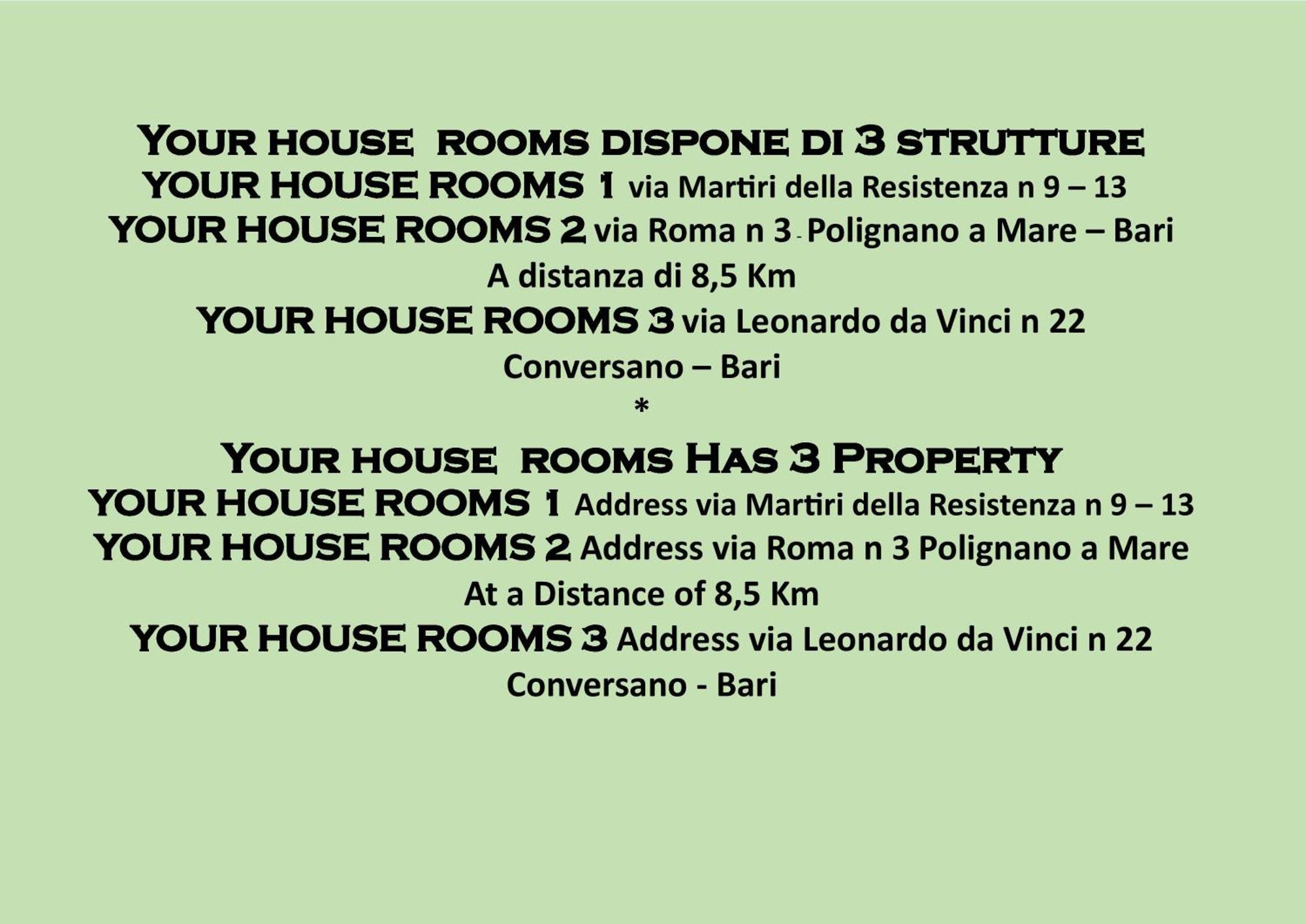 Your House Rooms 3 콘베르사노 객실 사진